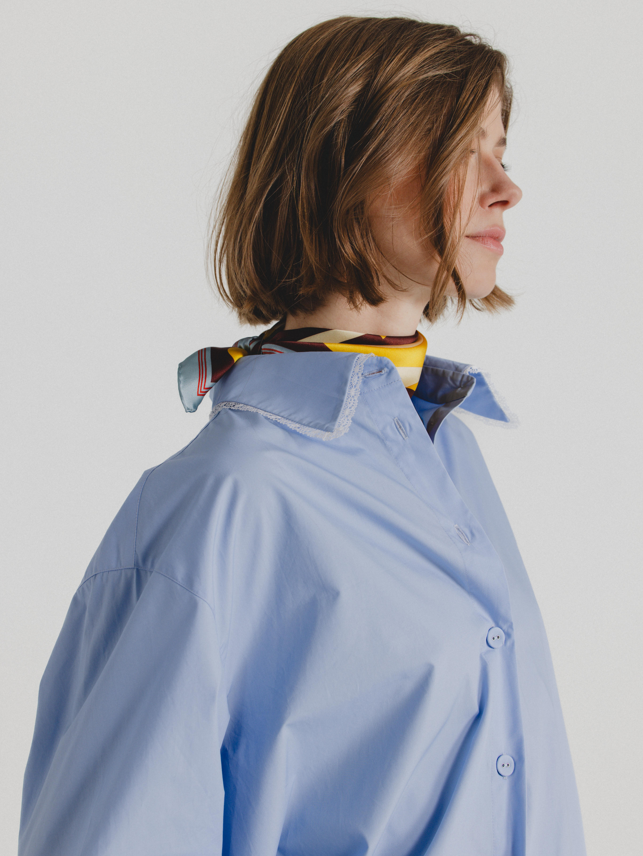 トップス Les Six Oversize Cotton Dress Shirt Les Six Oversize Cotton Dress Shirt